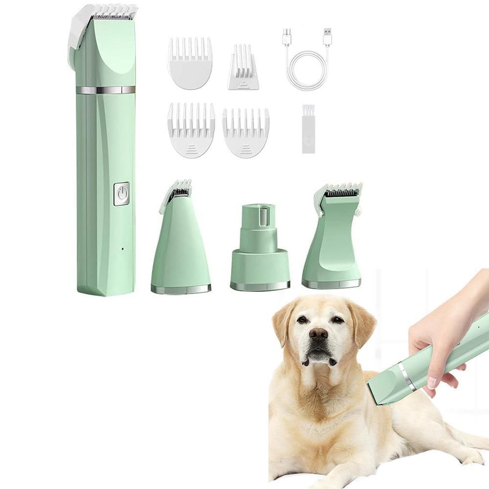 Pet Grooming Kit Cat Dog Clippers Pet Hair Trimmer Electric Shaver White - Image 6