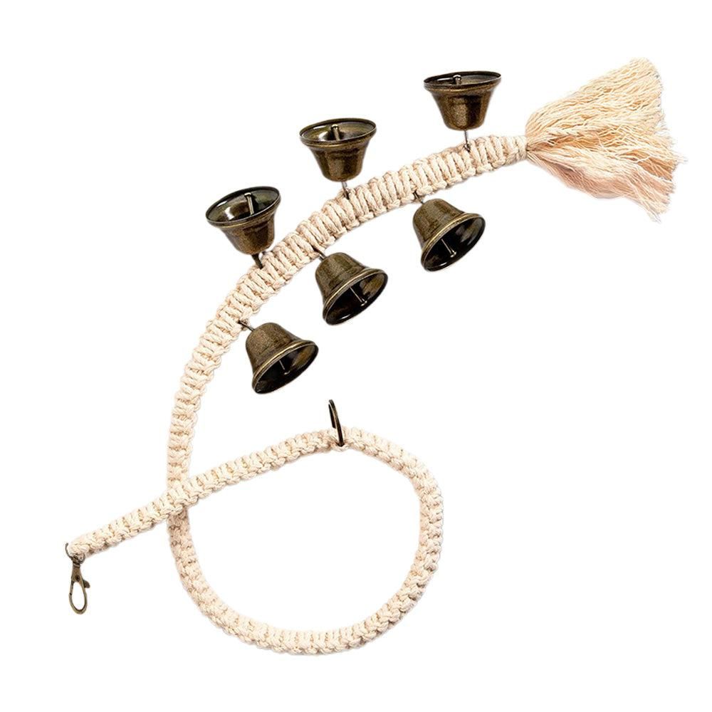 Dog Doorbell With 6 Extra Loud Bells Adjustable Doorbell Hanging Rope For Dog Training - Image 2