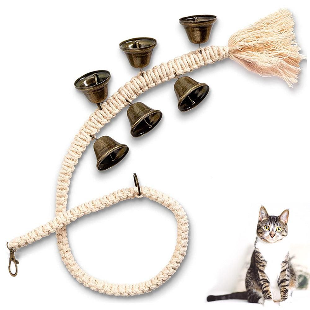 Dog Doorbell With 6 Extra Loud Bells Adjustable Doorbell Hanging Rope For Dog Training - Image 3