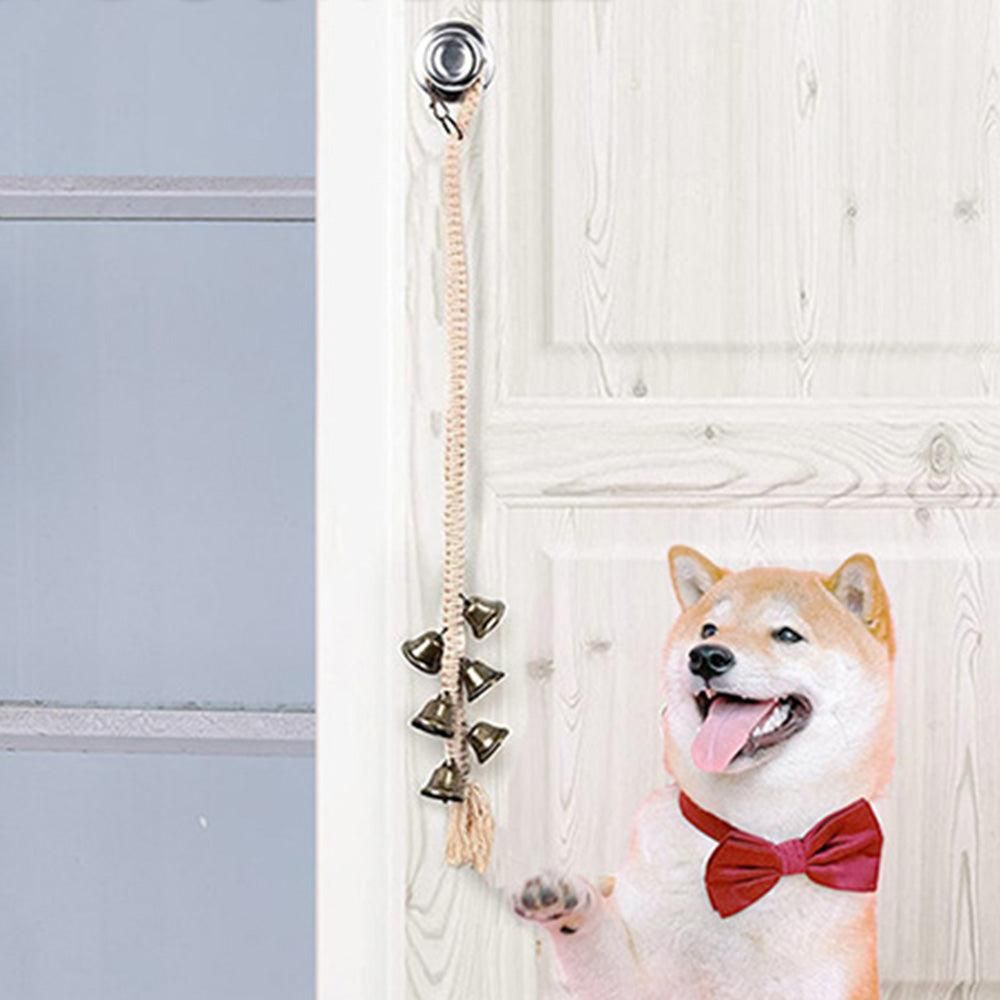 Dog Doorbell With 6 Extra Loud Bells Adjustable Doorbell Hanging Rope For Dog Training - Image 5