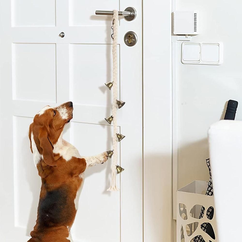 Dog Doorbell With 6 Extra Loud Bells Adjustable Doorbell Hanging Rope For Dog Training - Image 6