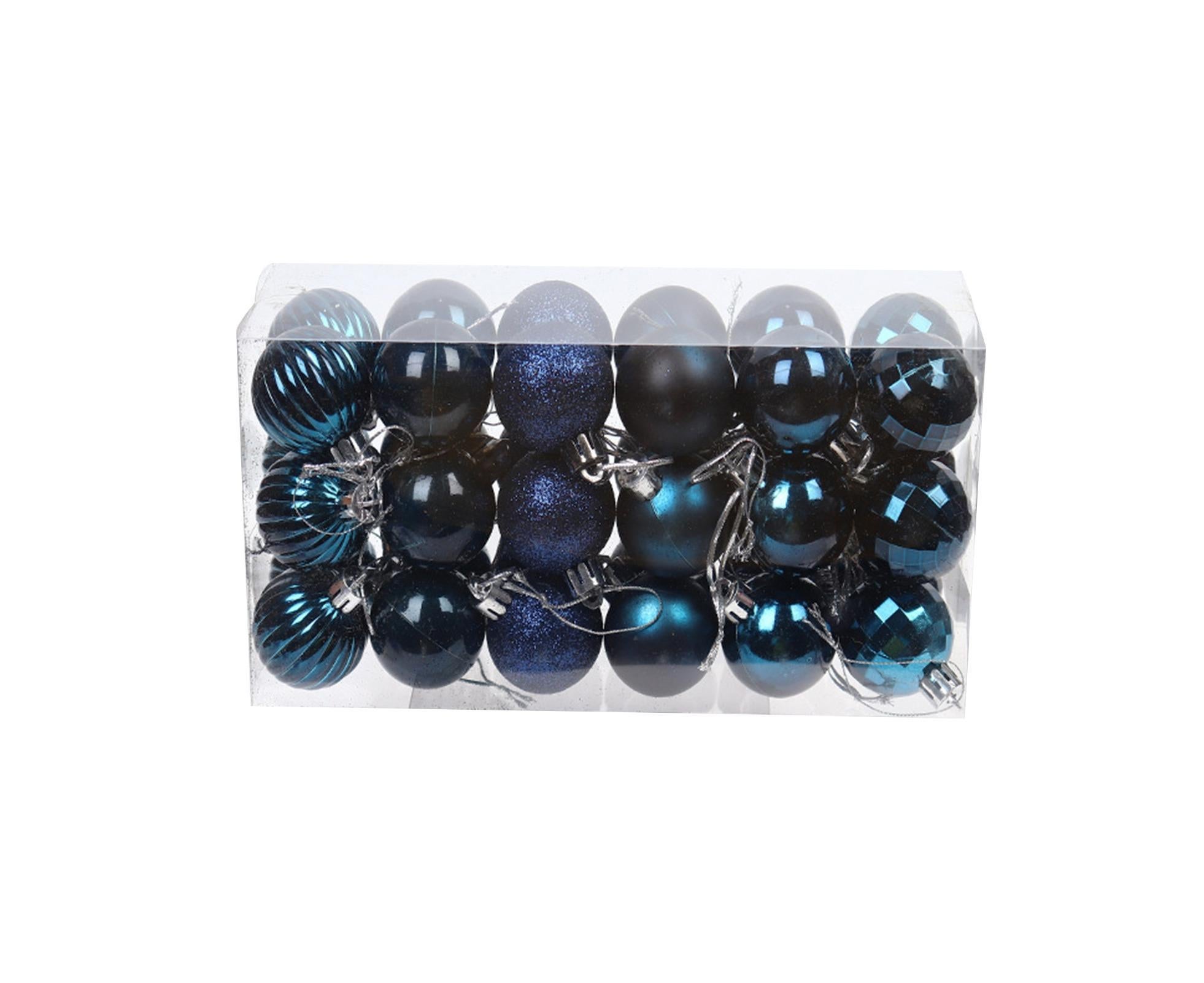 Shatterproof Xmas Balls-Navy Blue - Image 1