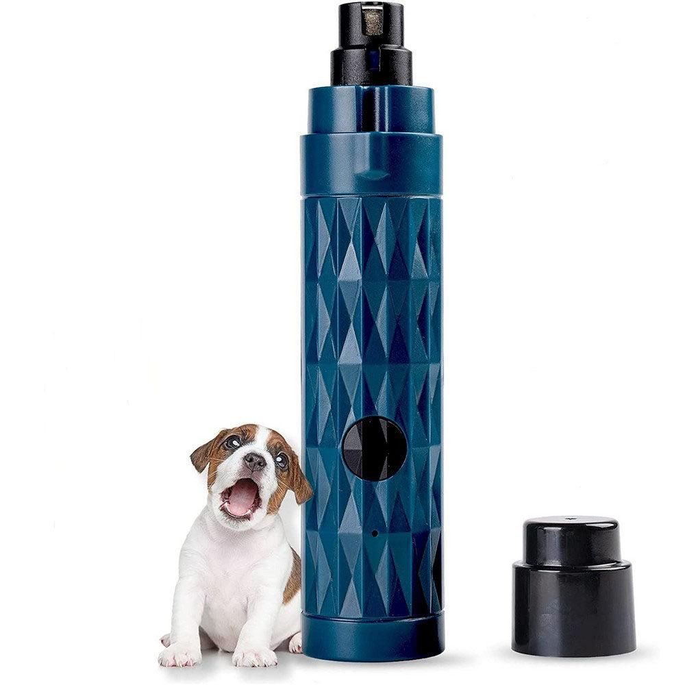 Pet Electric Nail Grinder Clippers Dog Cat LED Light Grooming Trimmer White - Image 6