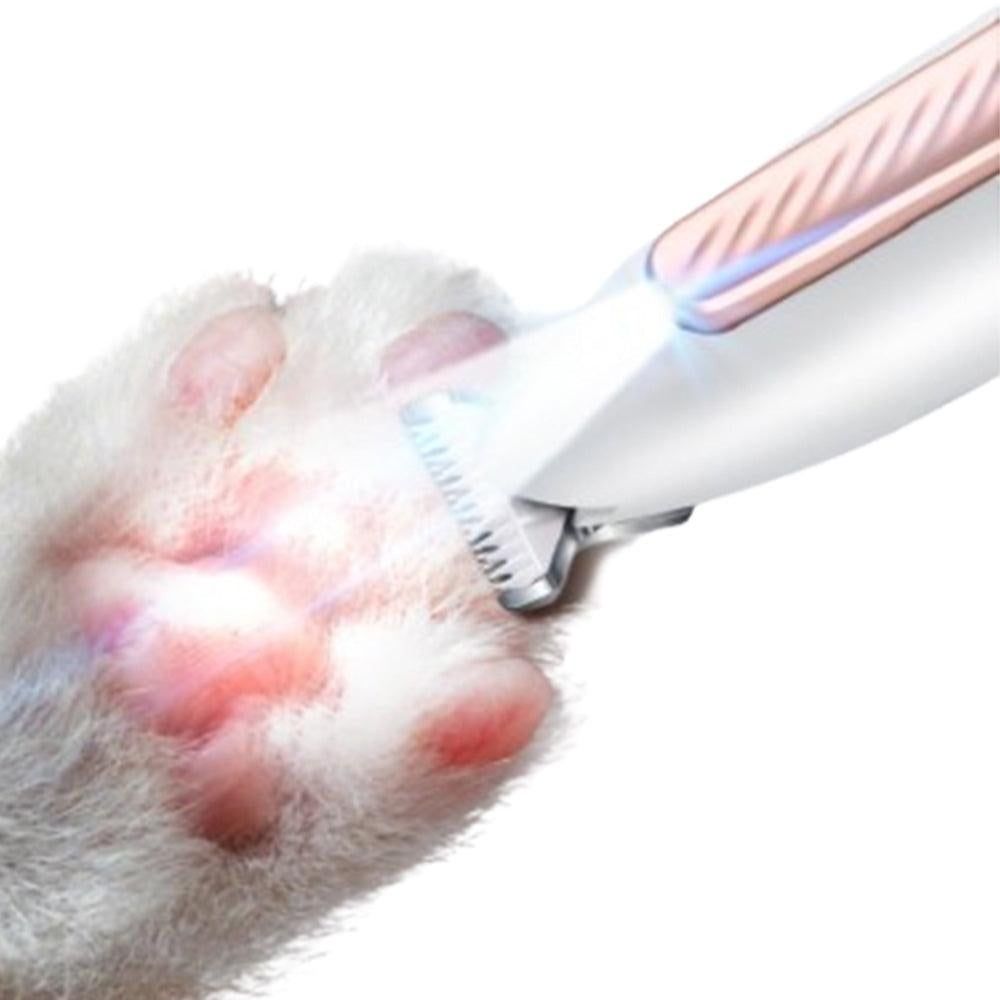 Pet Dog Paw Trimmer with LED Light Cordless Electric Pet Paw Grooming Clippers for Paws Ears Face Rump - Image 4