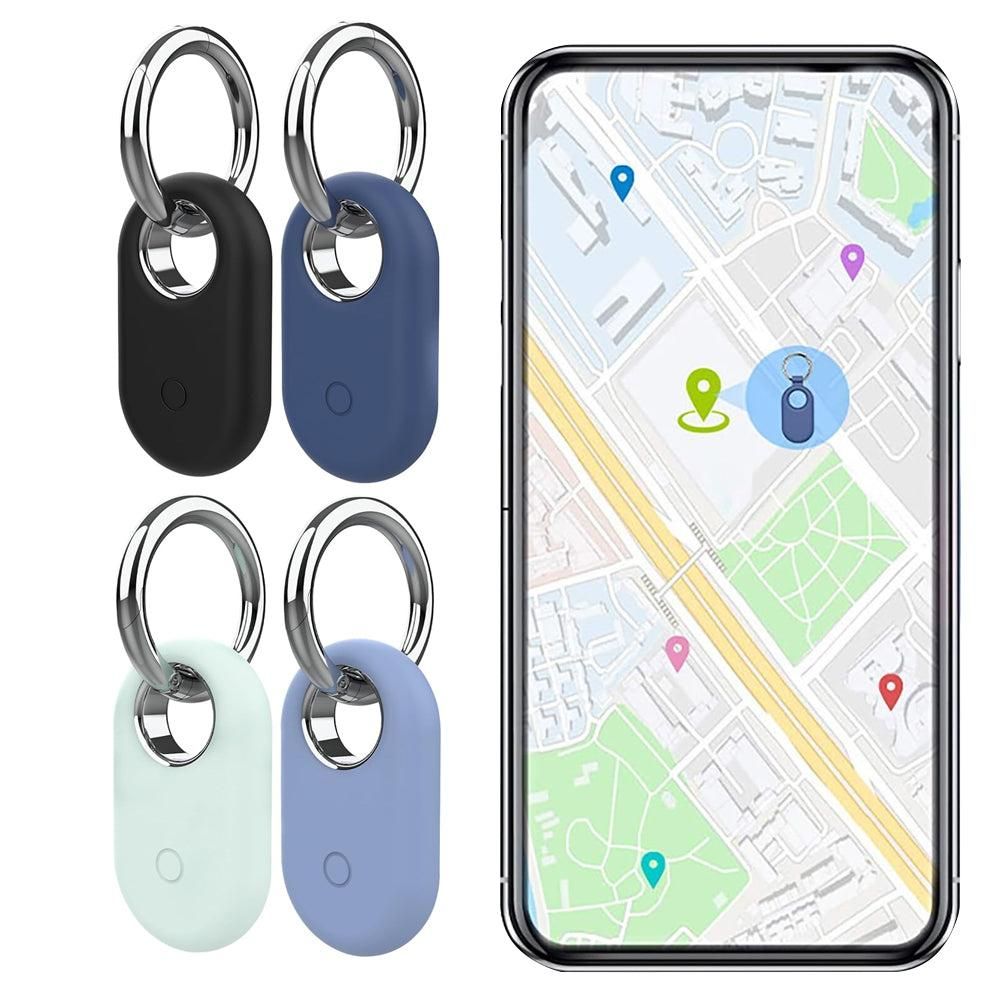 4Pcs Compatible with Samsung Galaxy SmartTag2 Silicone Case All-Round Protection Smarttag2 Holder with Keychain Style 2 - Image 1