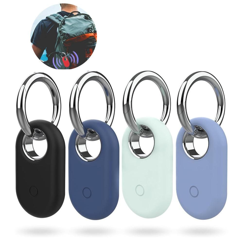 4Pcs Compatible with Samsung Galaxy SmartTag2 Silicone Case All-Round Protection Smarttag2 Holder with Keychain Style 2 - Image 2