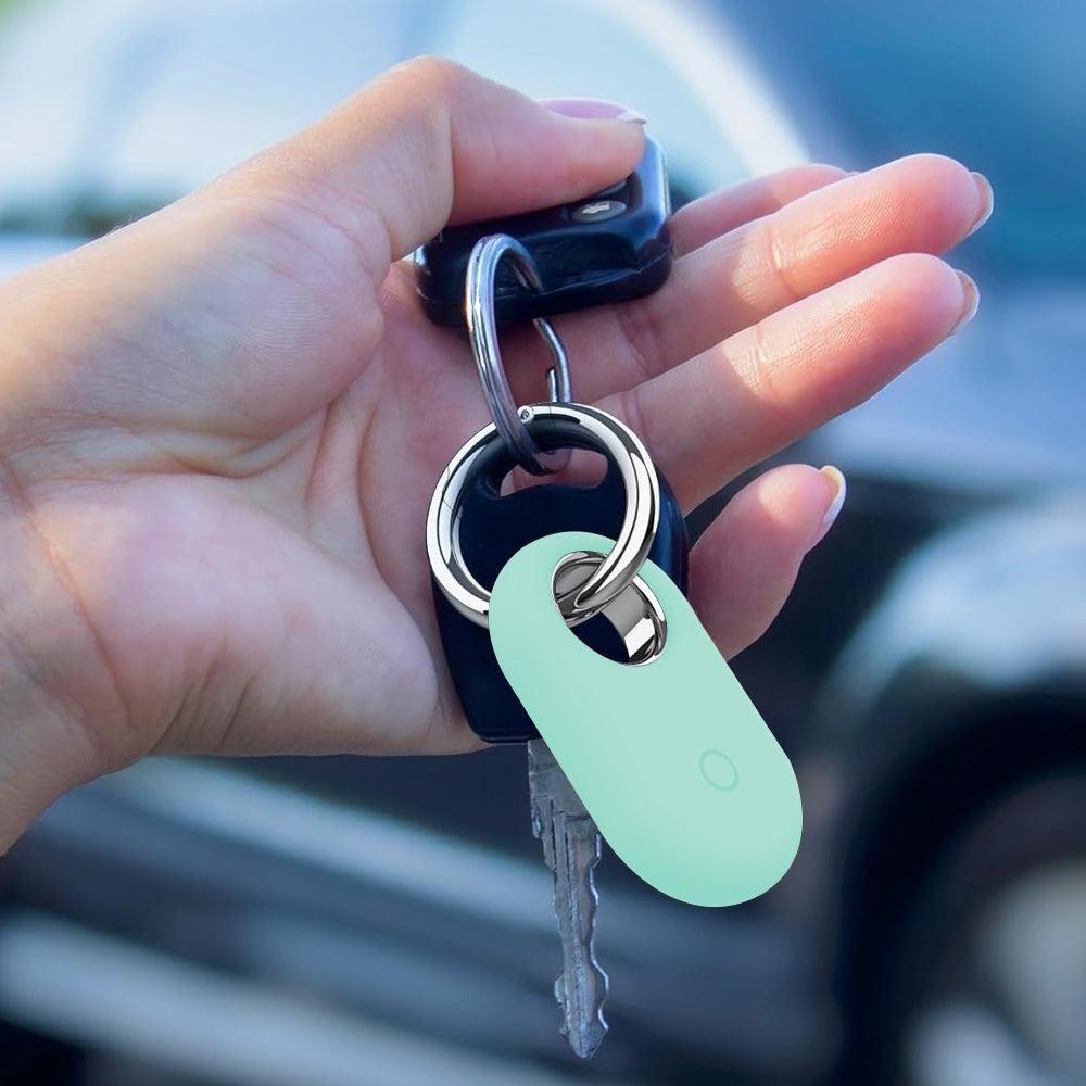 4Pcs Compatible with Samsung Galaxy SmartTag2 Silicone Case All-Round Protection Smarttag2 Holder with Keychain Style 3 - Image 3