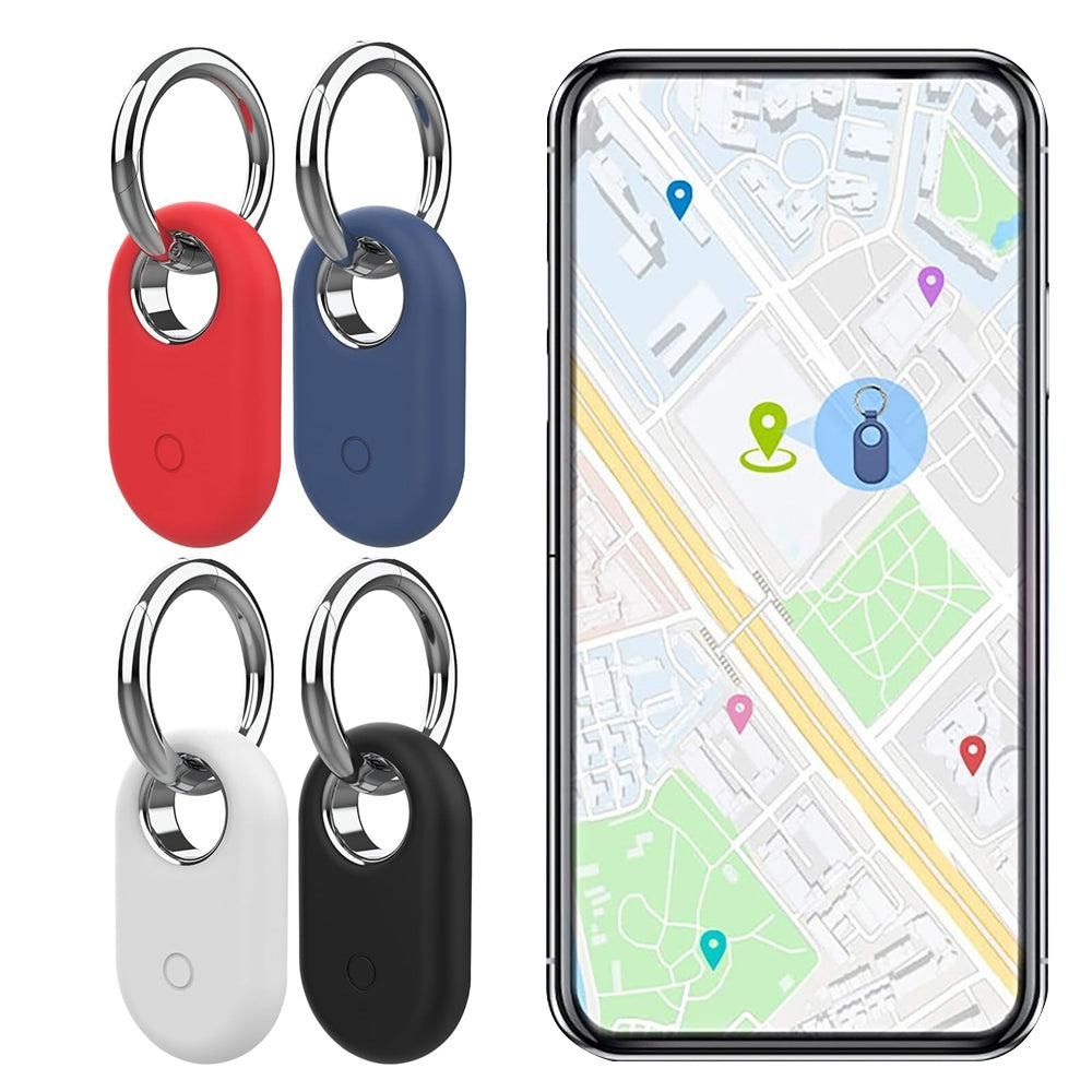 4Pcs Compatible with Samsung Galaxy SmartTag2 Silicone Case All-Round Protection Smarttag2 Holder with Keychain Style 1 - Image 1