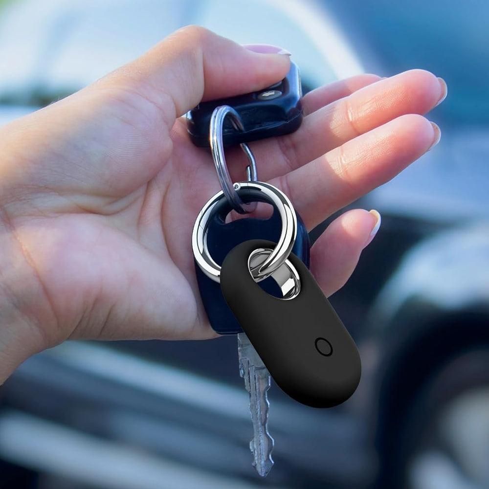 4Pcs Compatible with Samsung Galaxy SmartTag2 Silicone Case All-Round Protection Smarttag2 Holder with Keychain Style 1 - Image 4