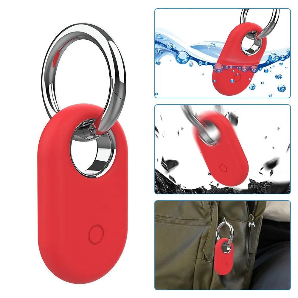 4Pcs Compatible with Samsung Galaxy SmartTag2 Silicone Case All-Round Protection Smarttag2 Holder with Keychain Style 1 - Image 8
