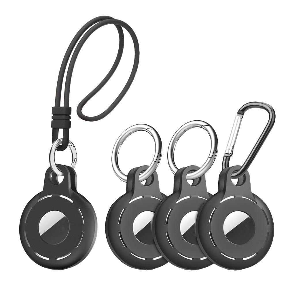 4Pcs For Apple Airtag Case Cover Anti-lost Keychain Ring Protective Case Style 1 - Image 5