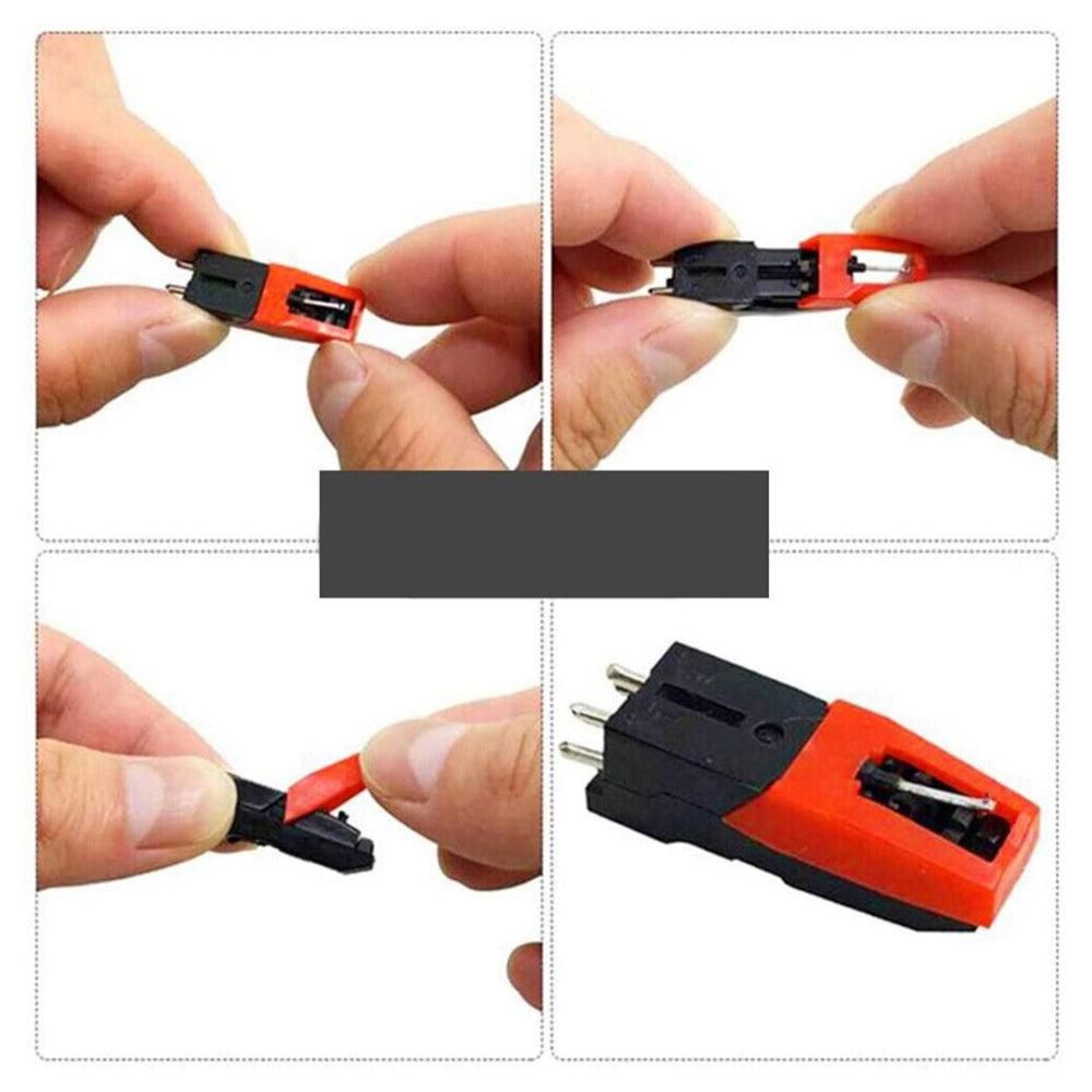 4Pcs Record Player Replacement Needle Turntable Phonograph Stylus Needles Tool Set - Image 5