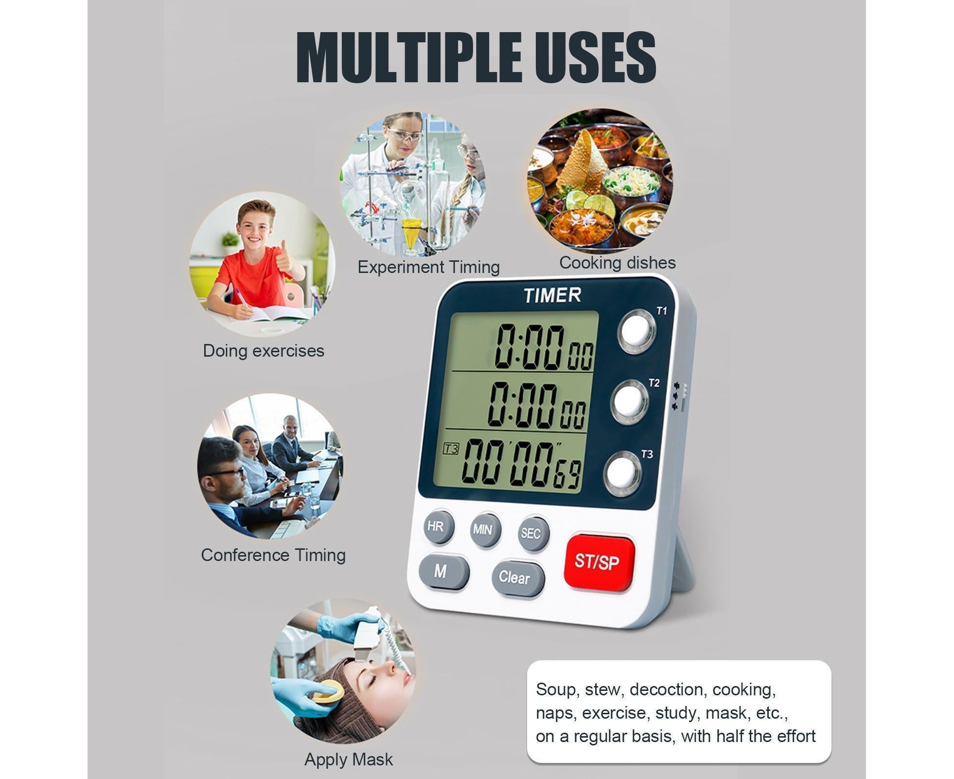 Timer Adjustable Time Reminder-White - Image 8