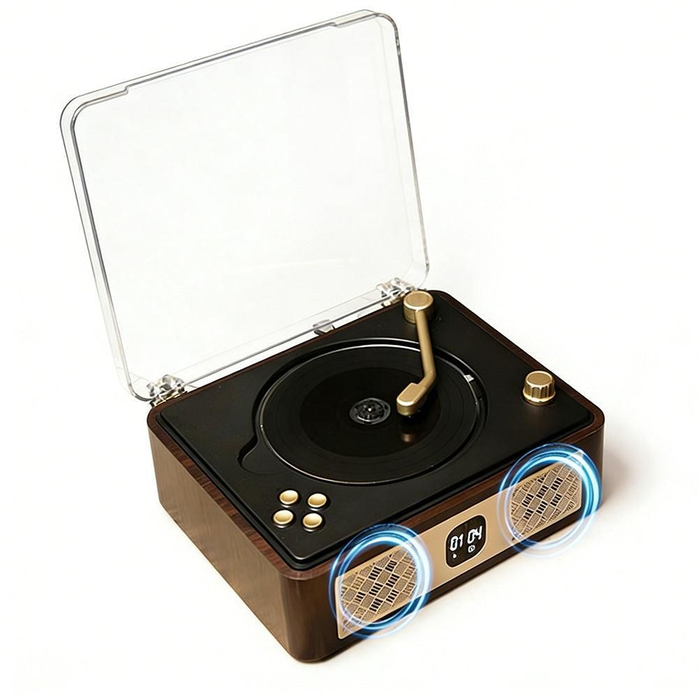 Retro CD Player with Speakers - Portable Bluetooth Music Player for Home Use - Image 6