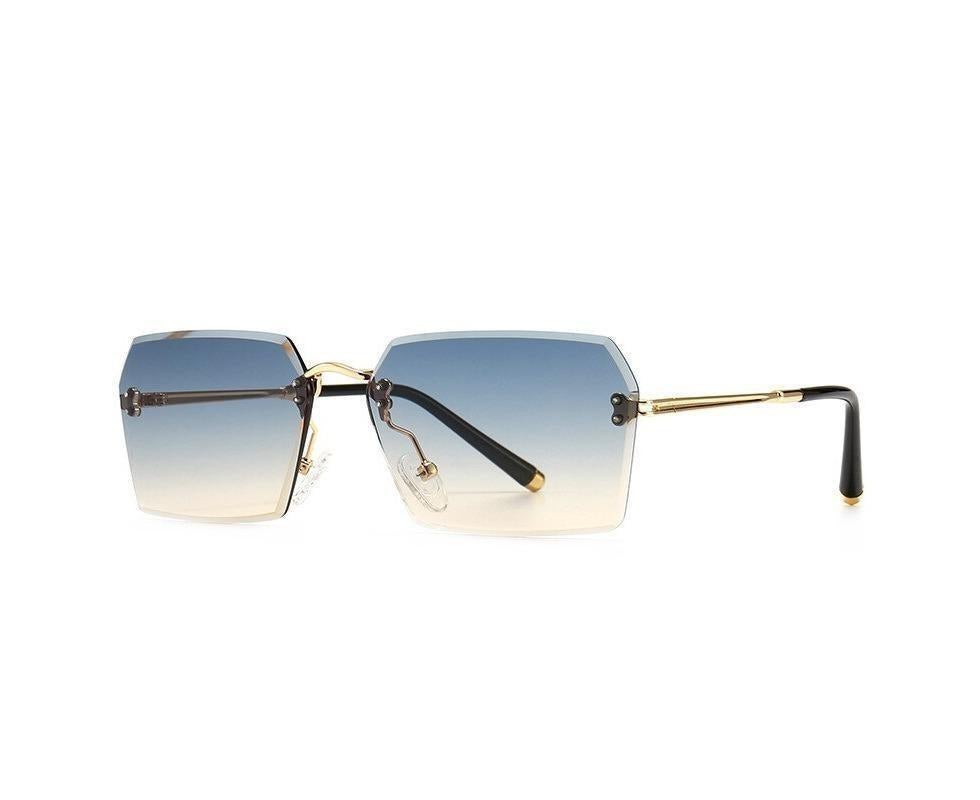 Fashion Rimless Sunglasses Women Luxury Brand Sun Glasses Female Eyewear Square Retro Lens UV400 Men Glasses - Image 4