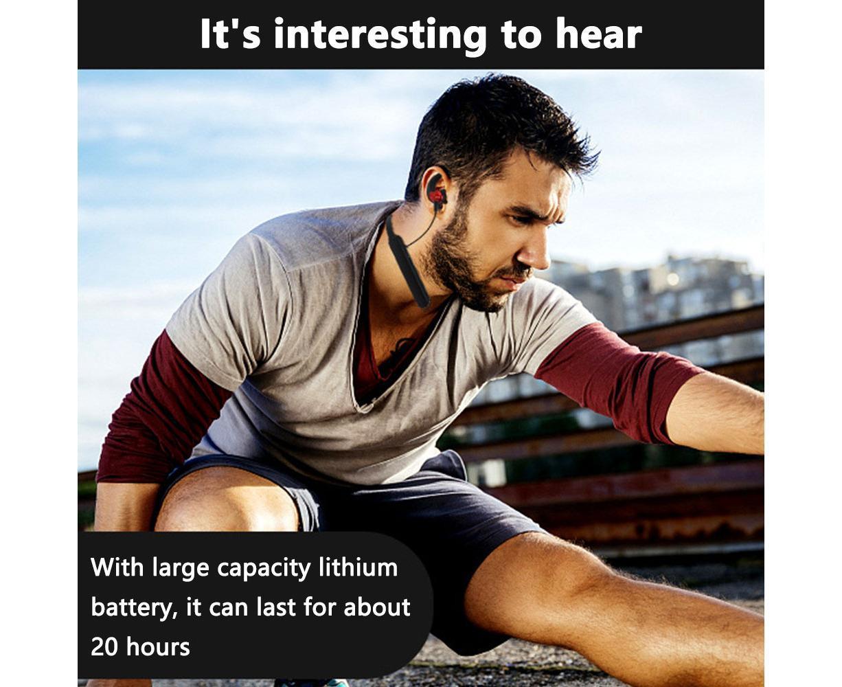 Bluetooth Headphones Neckband 20Hrs Playtime V5.0 Wireless Headset - Image 3