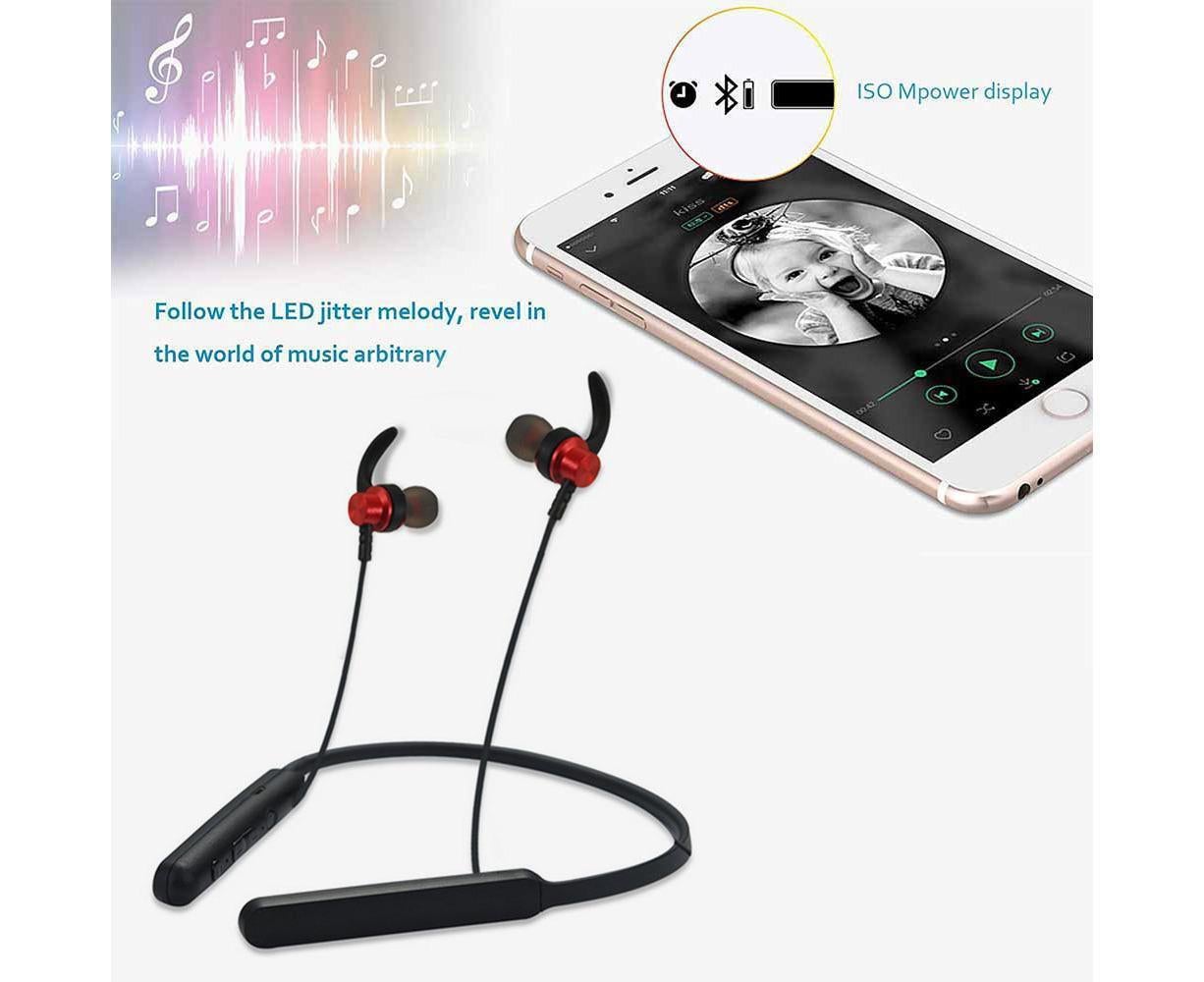 Bluetooth Headphones Neckband 20Hrs Playtime V5.0 Wireless Headset - Image 5