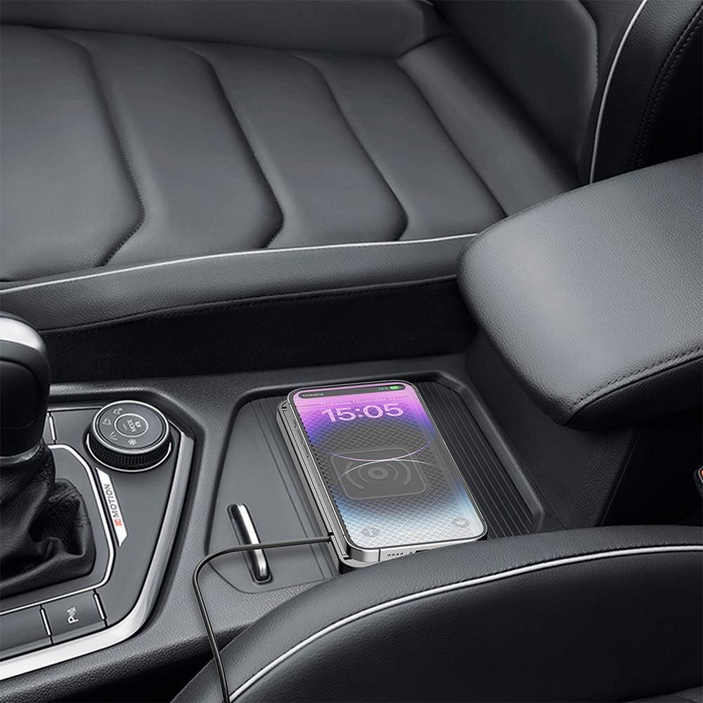 Universal Car Wireless Fast Charger Mat Non-Slip Charging Pad for Devices with Wireless Charging Function USB Style - Image 5