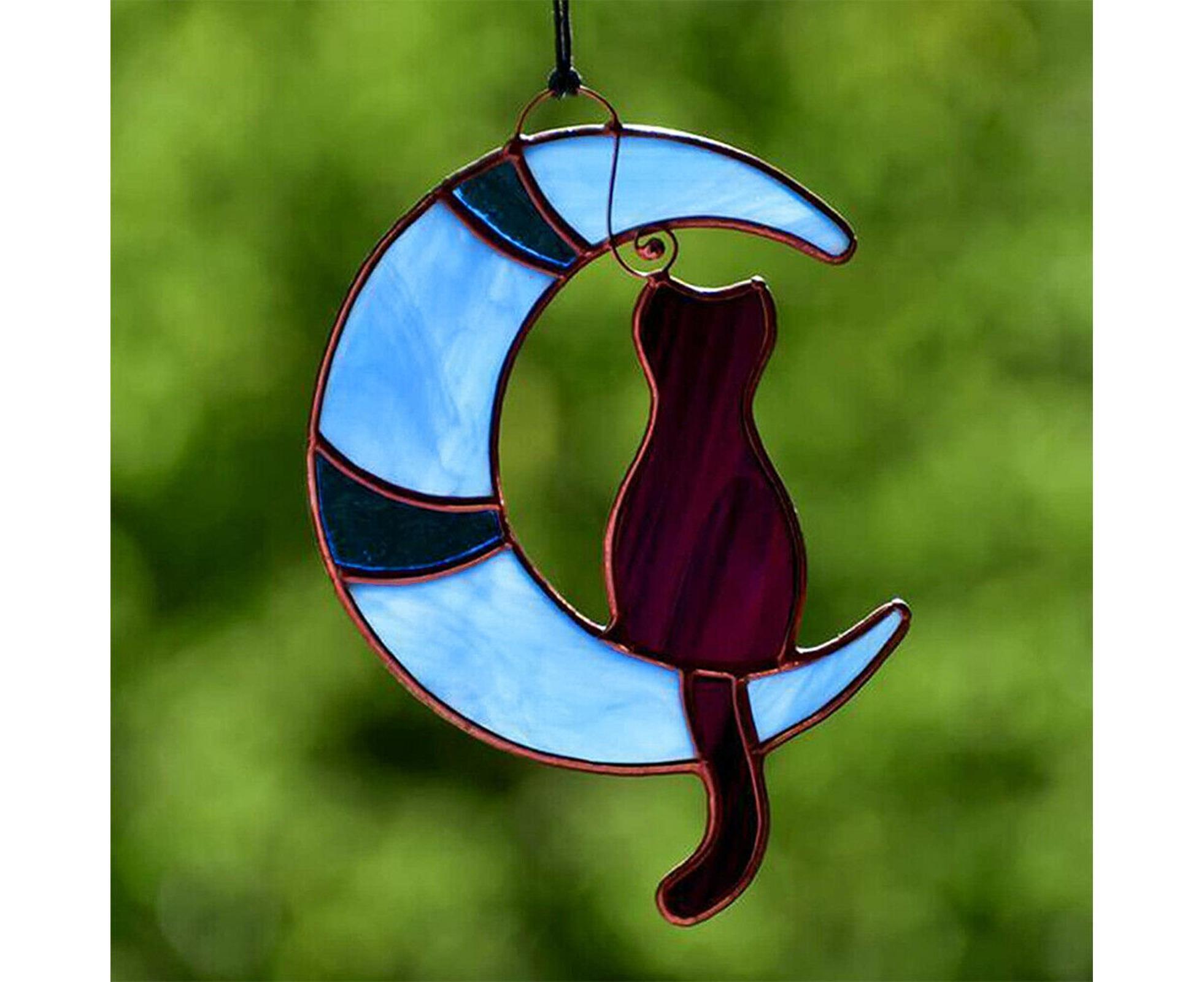 Moon Cats Suncatcher-Blue M - Image 2