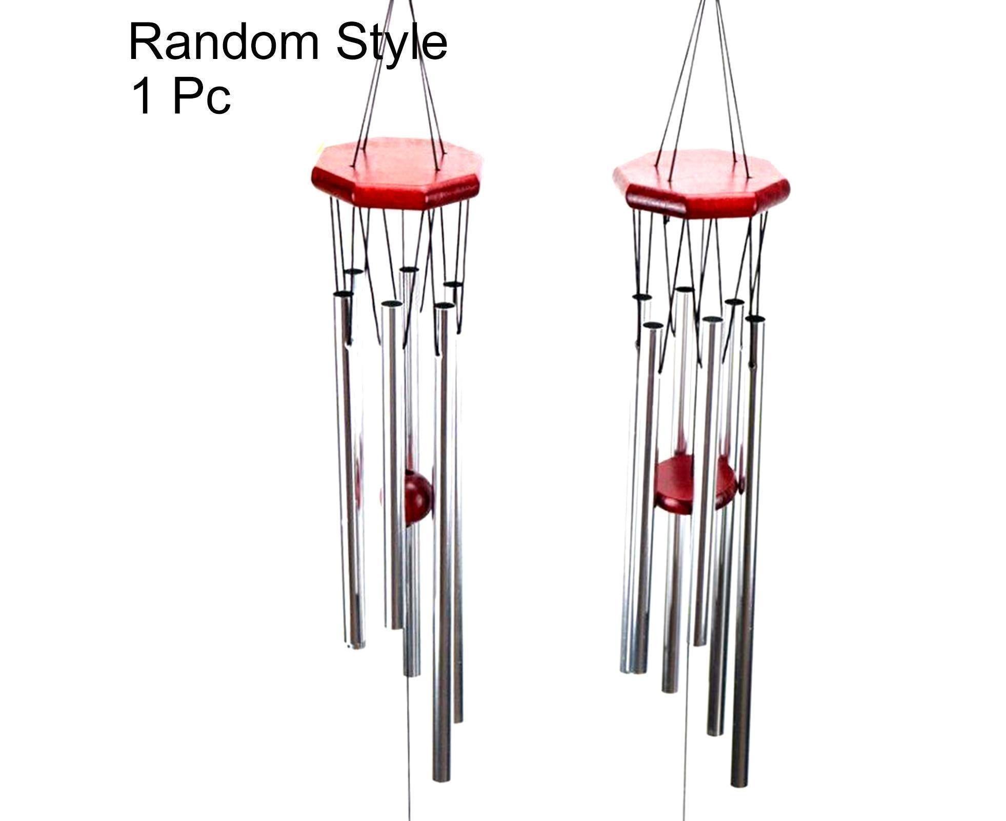 Wood Metal Retro Wind Chime Outdoor Garden Porch Balcony Home Decor Ornament-Random Style - Image 2