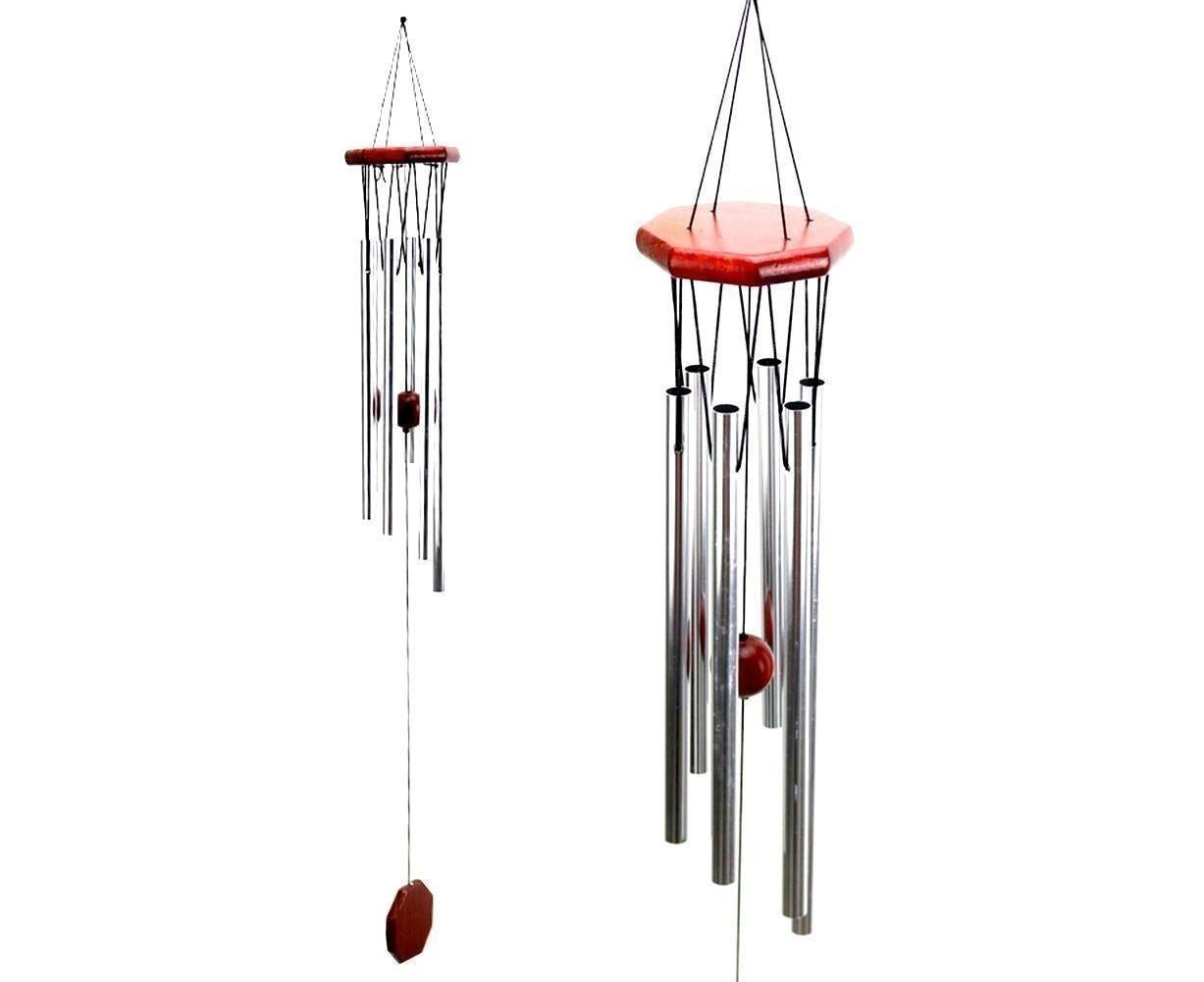 Wood Metal Retro Wind Chime Outdoor Garden Porch Balcony Home Decor Ornament-Random Style - Image 3