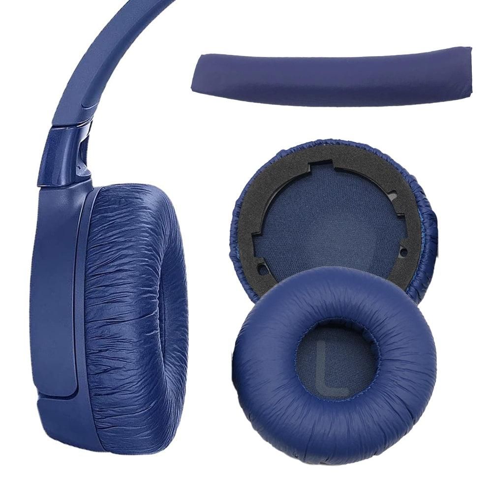 Headworn Heaphone Protector Set Ear Pads Cushion and Headband for JBL Tune600BT T520BT T510BT T500BT T450BT Black - Image 4
