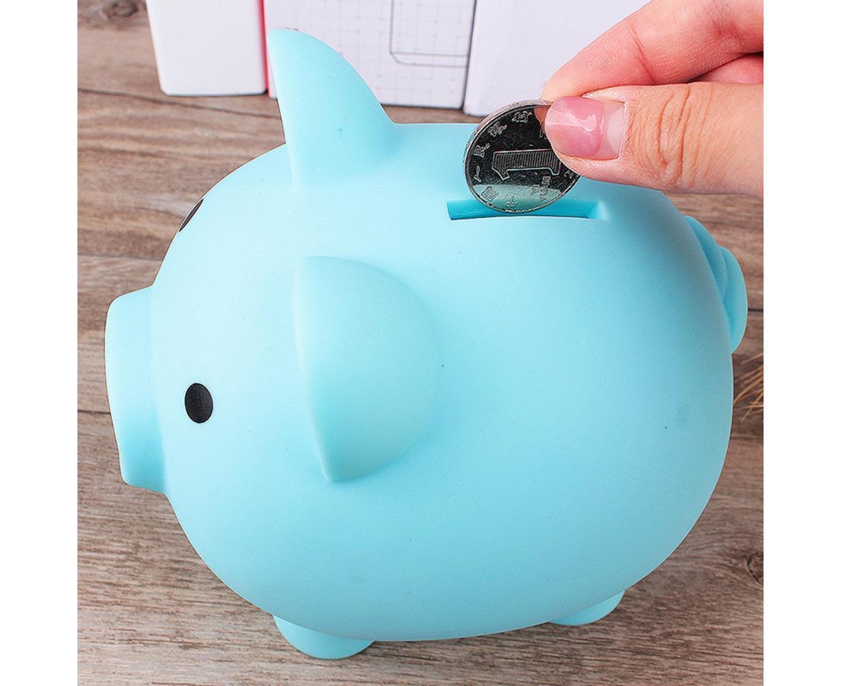 Christmas Cartoon Pig Shaped Money Saving Box Bank Coins Storage Case Home Decor-Yellow L - Image 4