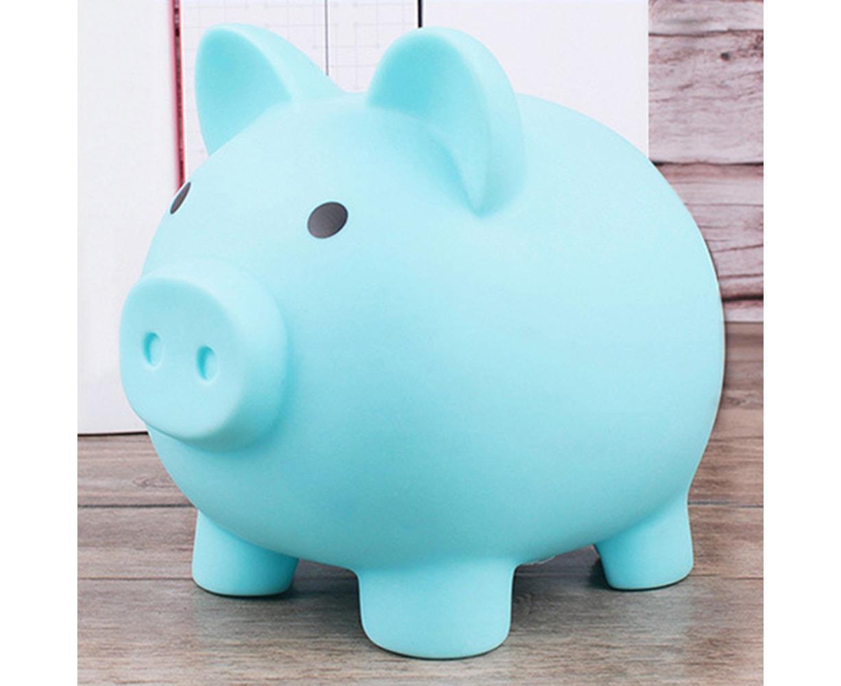 Christmas Cartoon Pig Shaped Money Saving Box Bank Coins Storage Case Home Decor-Yellow L - Image 5