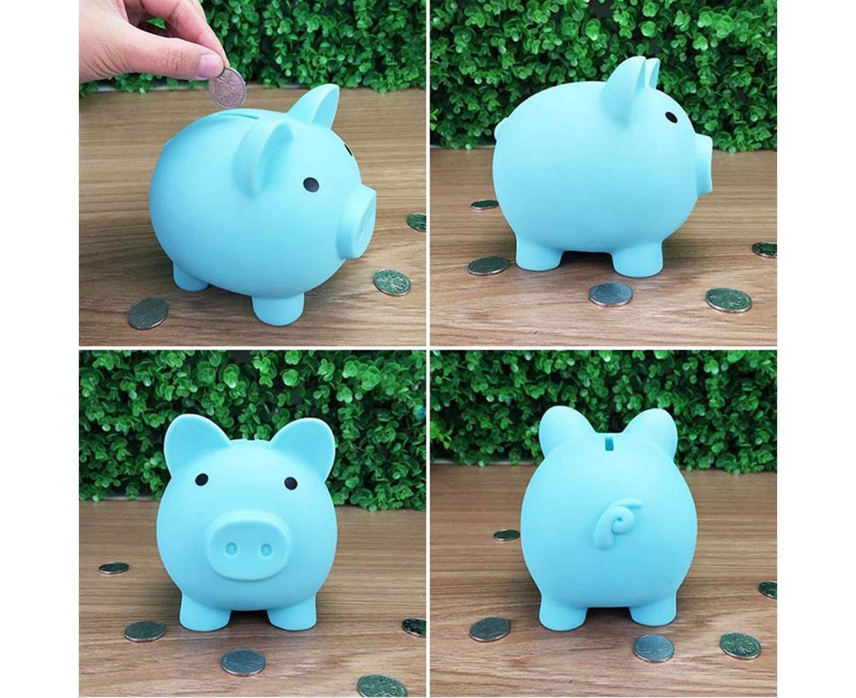 Christmas Cartoon Pig Shaped Money Saving Box Bank Coins Storage Case Home Decor-Yellow L - Image 8