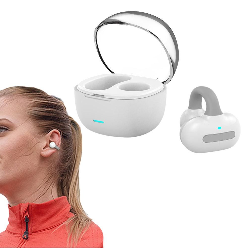 MG8 Wireless Bluetooth 5.2 Single Earphone Ear-clip Headphones TWS Sports Earbuds with Charging Case Blue - Image 6