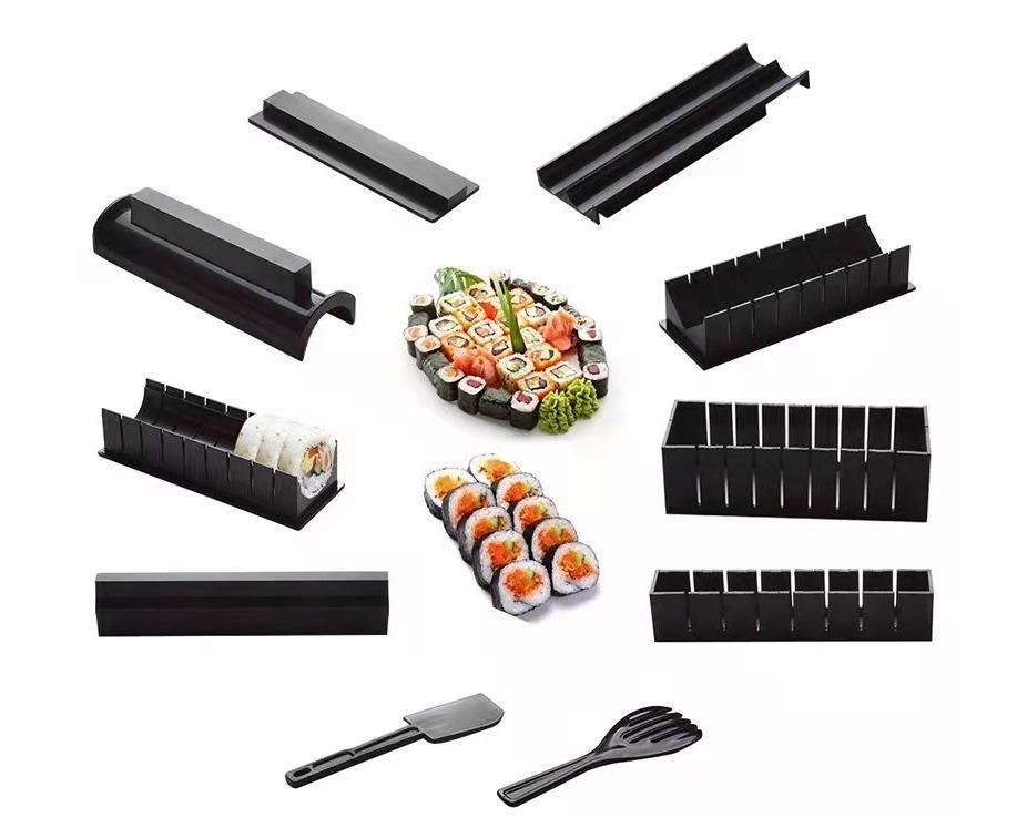 10Pcs DIY Sushi Making Kit Roll Sushi Maker Rice Roll Mold Kitchen Sushi Tools - Image 2