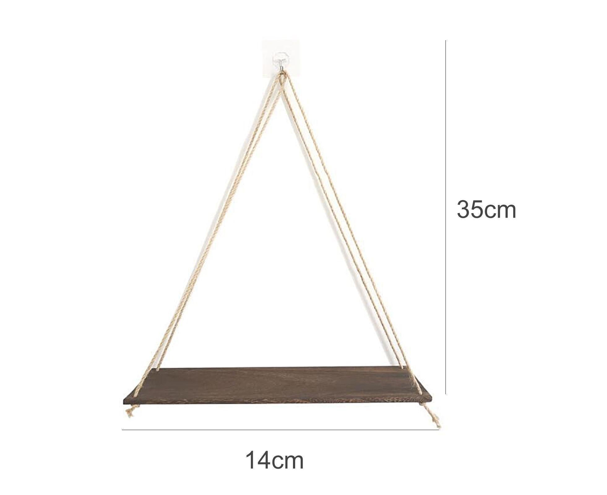 Home Plant Bonsai Photos Frame Wood Window Wall Hanging Shelves Storage Rack- S - Image 6