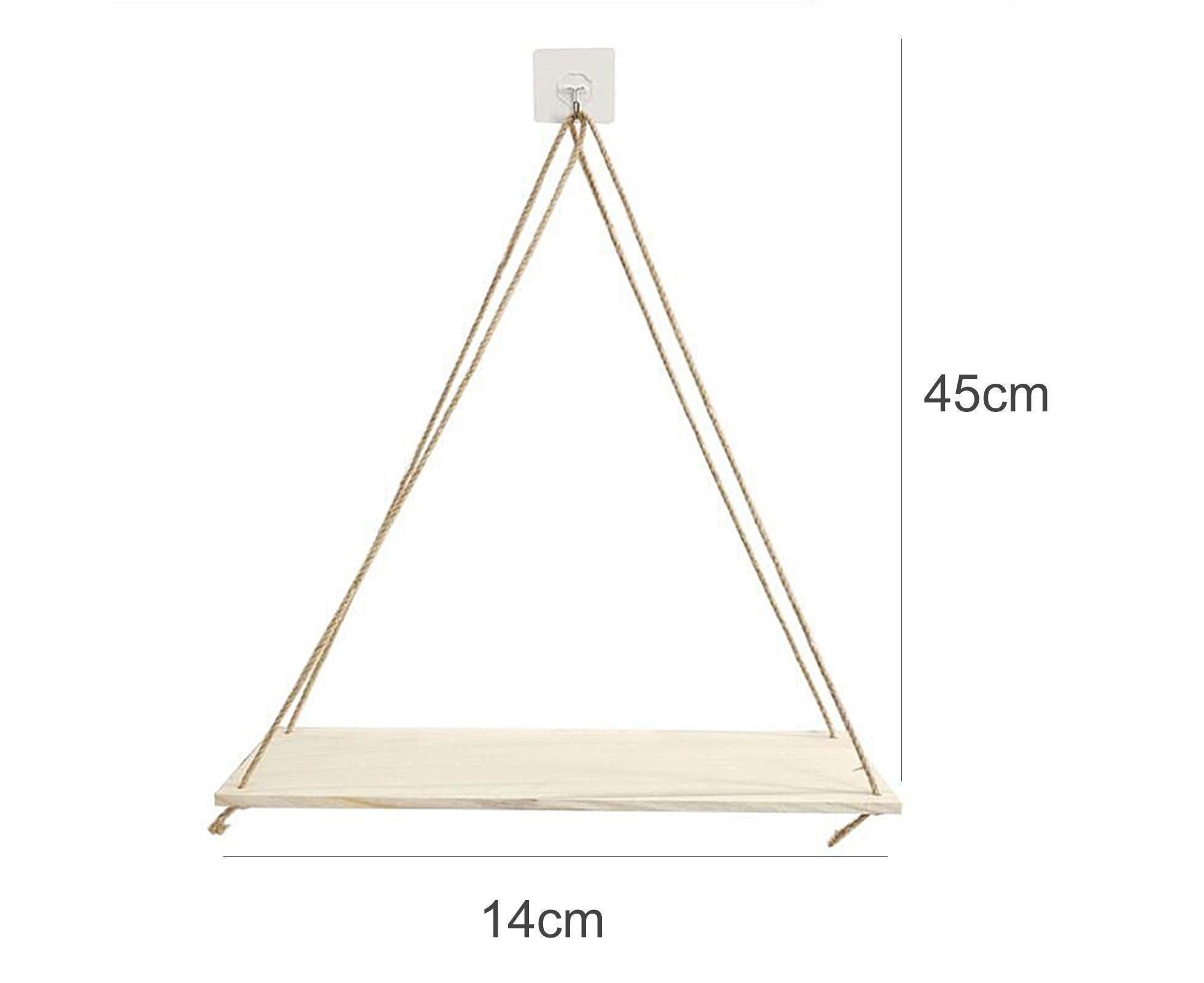 Home Plant Bonsai Photos Frame Wood Window Wall Hanging Shelves Storage Rack- S - Image 7