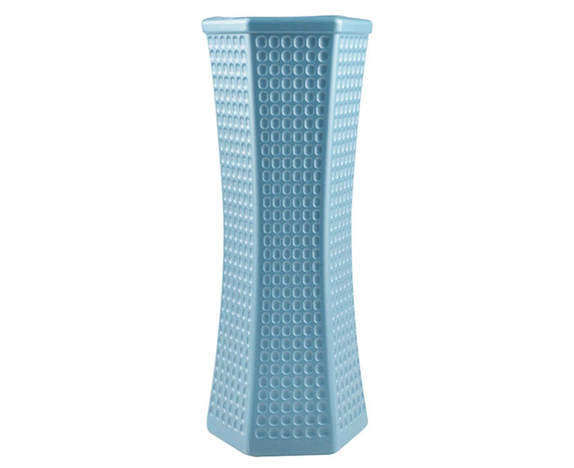 Geometric Decorative Vase-Blue - Image 1