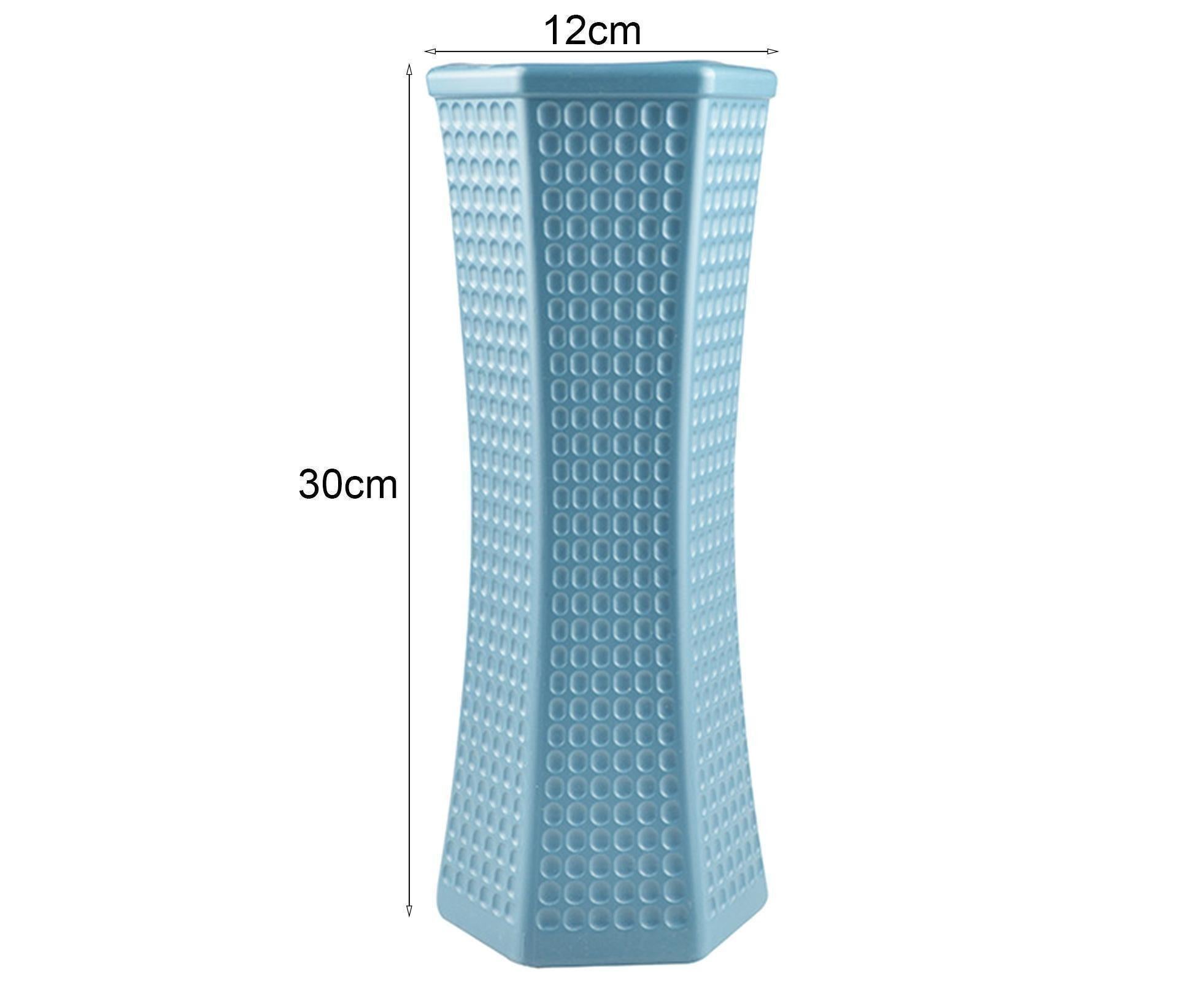 Geometric Decorative Vase-Blue - Image 2