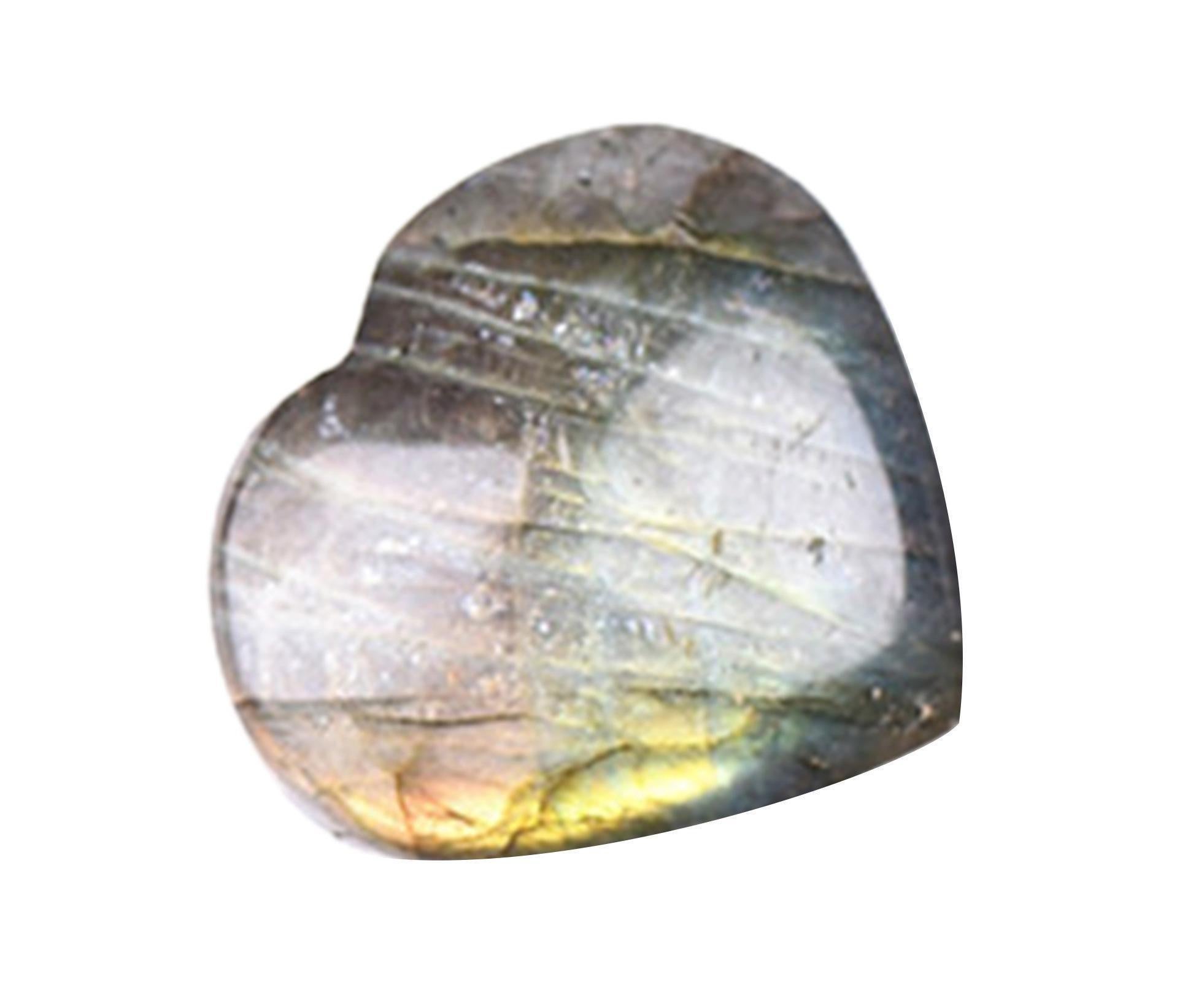 Aesthetic Heart Shape Stone Decor Exquisite Fine Texture Stone Energy Stone for Home- 4-4.5cm - Image 3