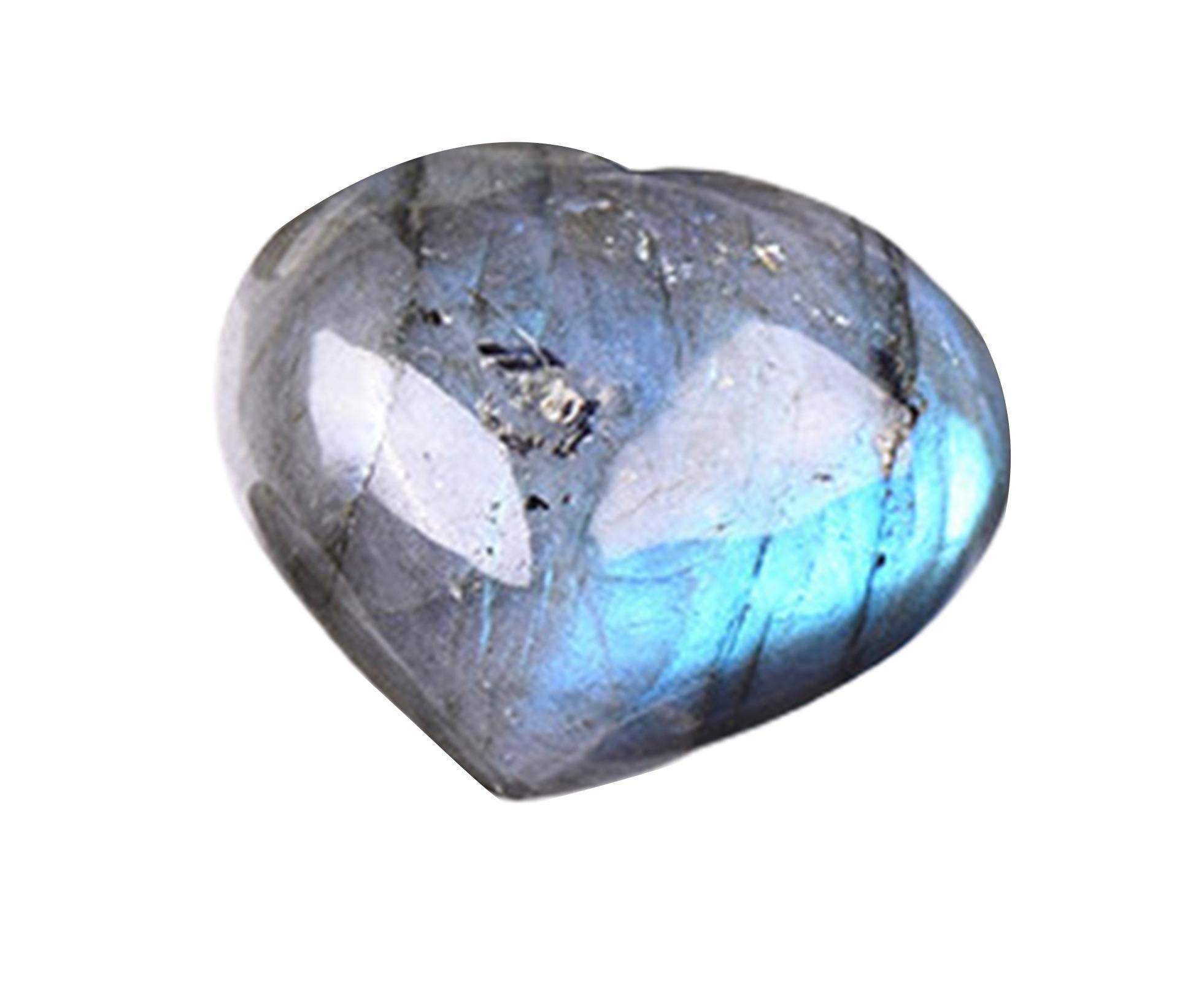 Aesthetic Heart Shape Stone Decor Exquisite Fine Texture Stone Energy Stone for Home- 4-4.5cm - Image 4
