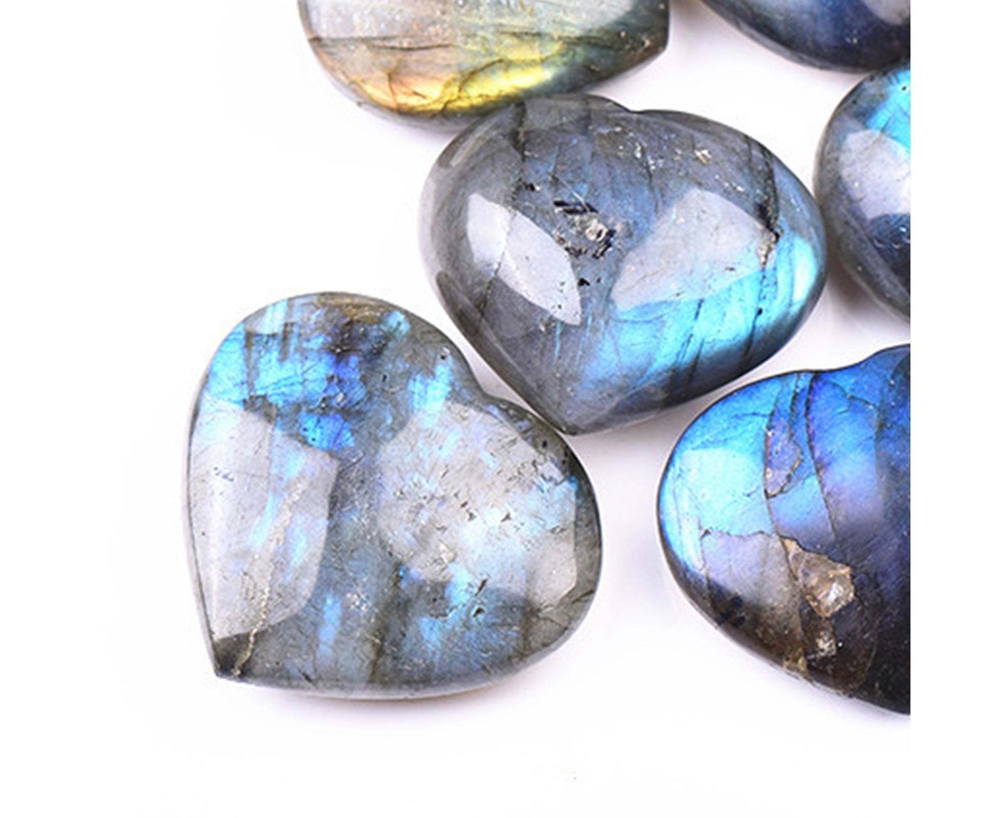 Aesthetic Heart Shape Stone Decor Exquisite Fine Texture Stone Energy Stone for Home- 4-4.5cm - Image 6