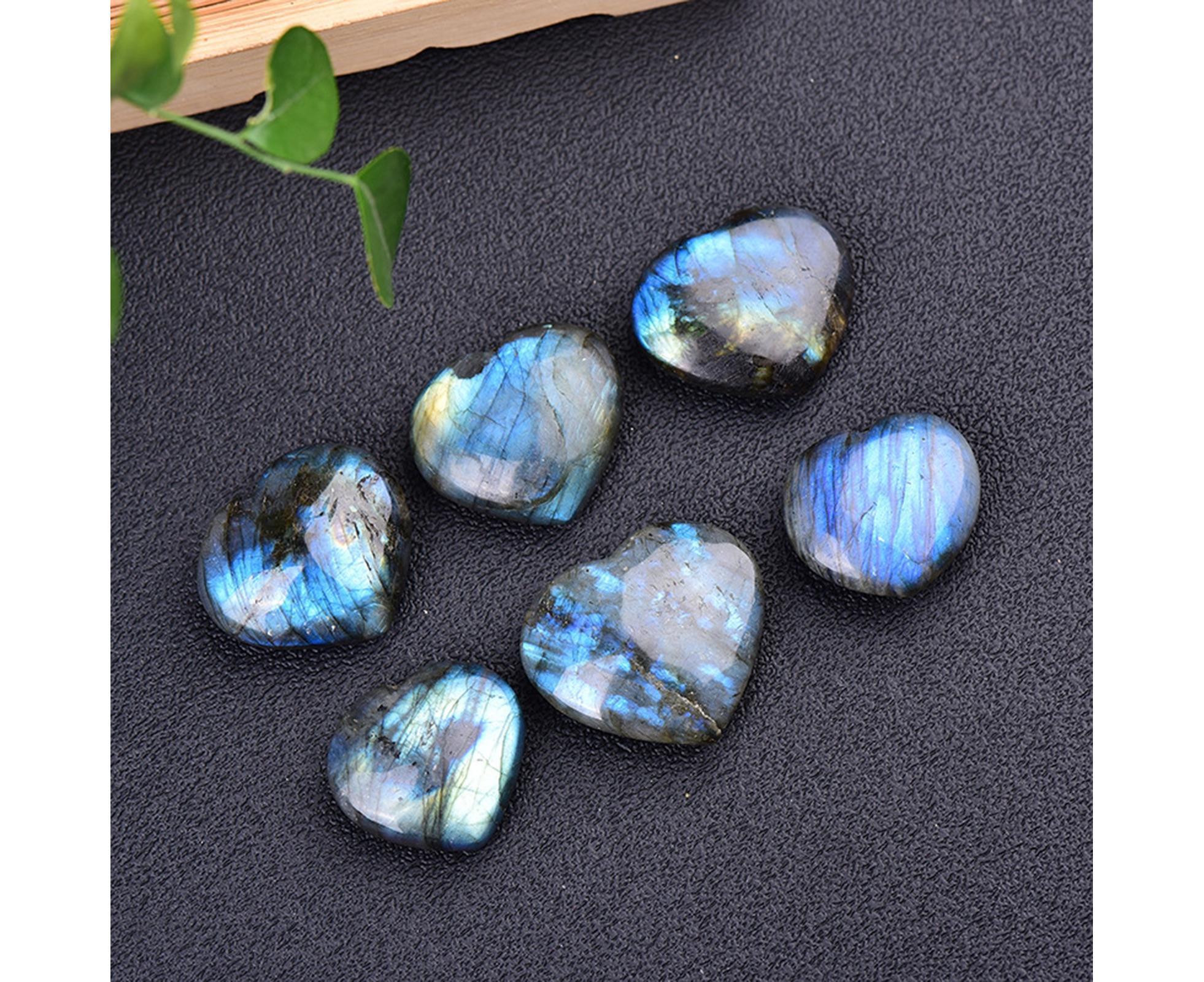Aesthetic Heart Shape Stone Decor Exquisite Fine Texture Stone Energy Stone for Home- 4-4.5cm - Image 7