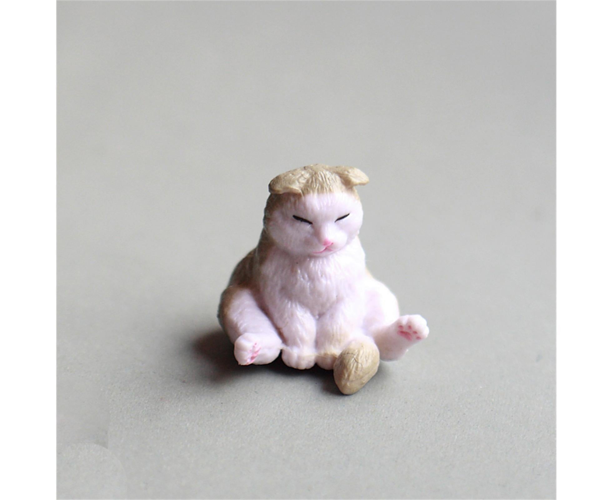 10Pcs Cat Figurine Personalized No Odor Plastic Car Center Console Cat Statue for Desktop-Multicolor - Image 3