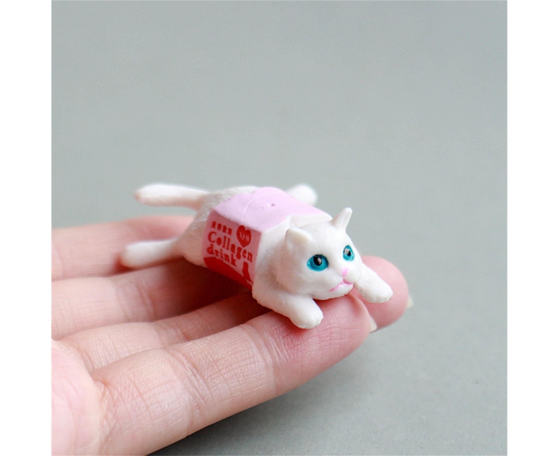 10Pcs Cat Figurine Personalized No Odor Plastic Car Center Console Cat Statue for Desktop-Multicolor - Image 4