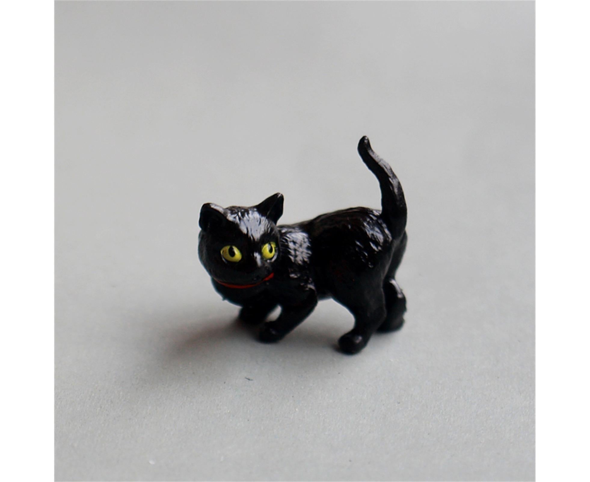 10Pcs Cat Figurine Personalized No Odor Plastic Car Center Console Cat Statue for Desktop-Multicolor - Image 5