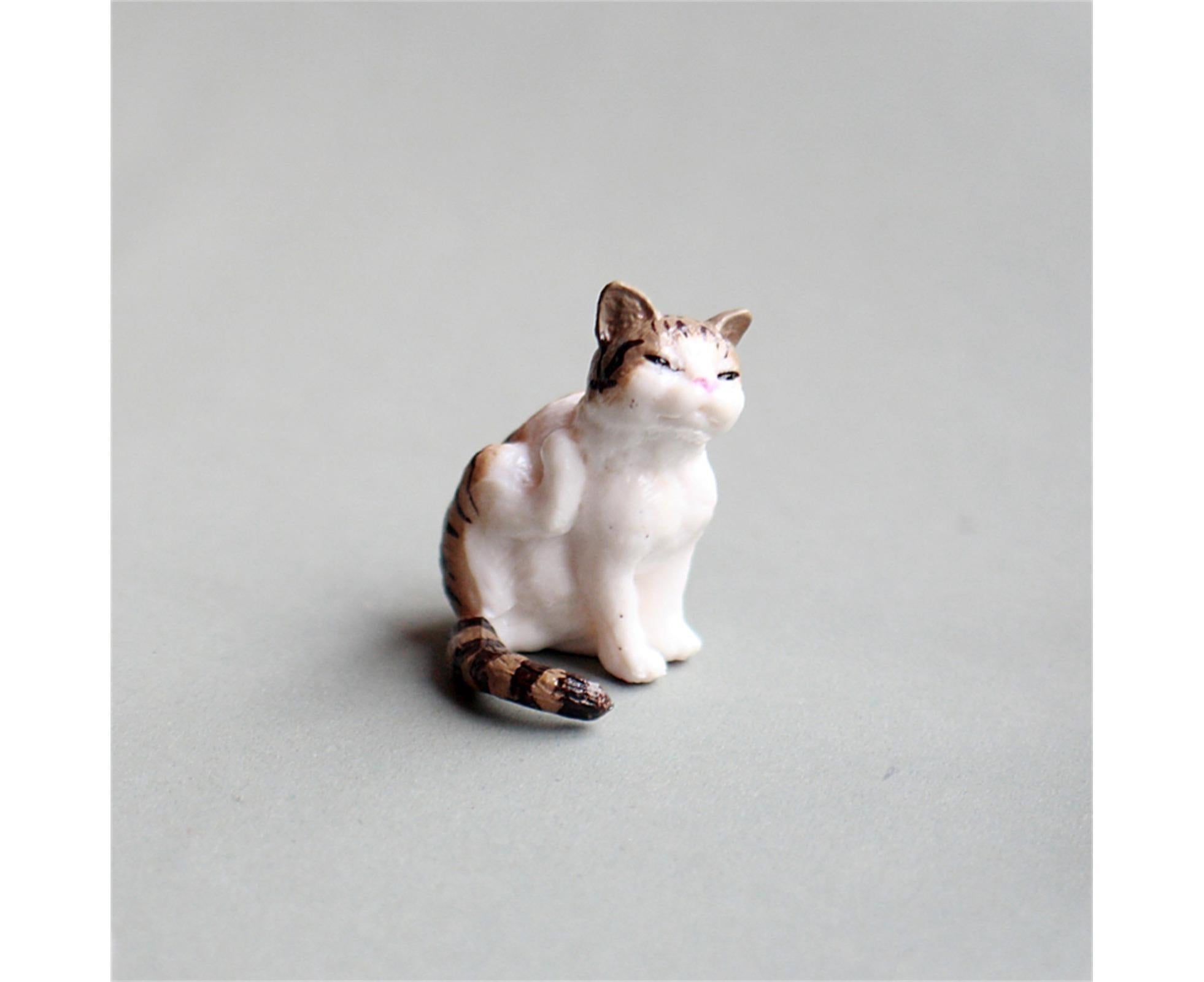 10Pcs Cat Figurine Personalized No Odor Plastic Car Center Console Cat Statue for Desktop-Multicolor - Image 7