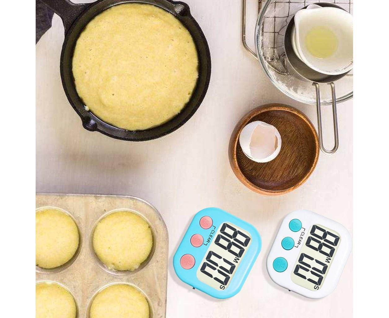 12 Pack Digital Kitchen Timer Strong grip Electronic Countdown Timer Small Loud Alarm - Image 2