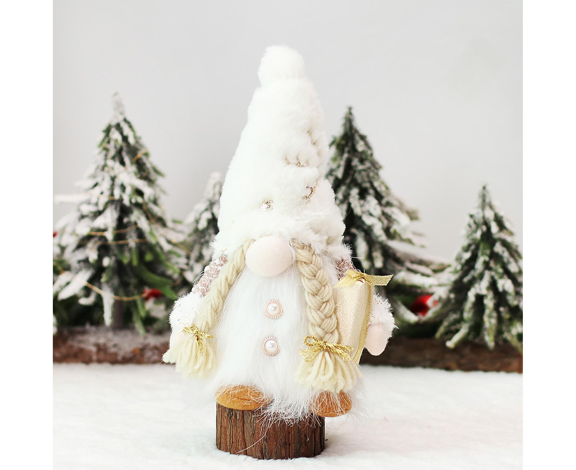 Luminous Faceless Xmas Doll-White - Image 2