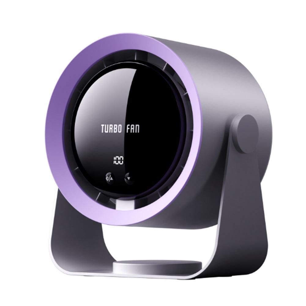 Digital Display Desk Fan Air Circulator Quiet Fan 100 Speeds Adjustable Table Fan for Camping Office Dorm Khaki - Image 7