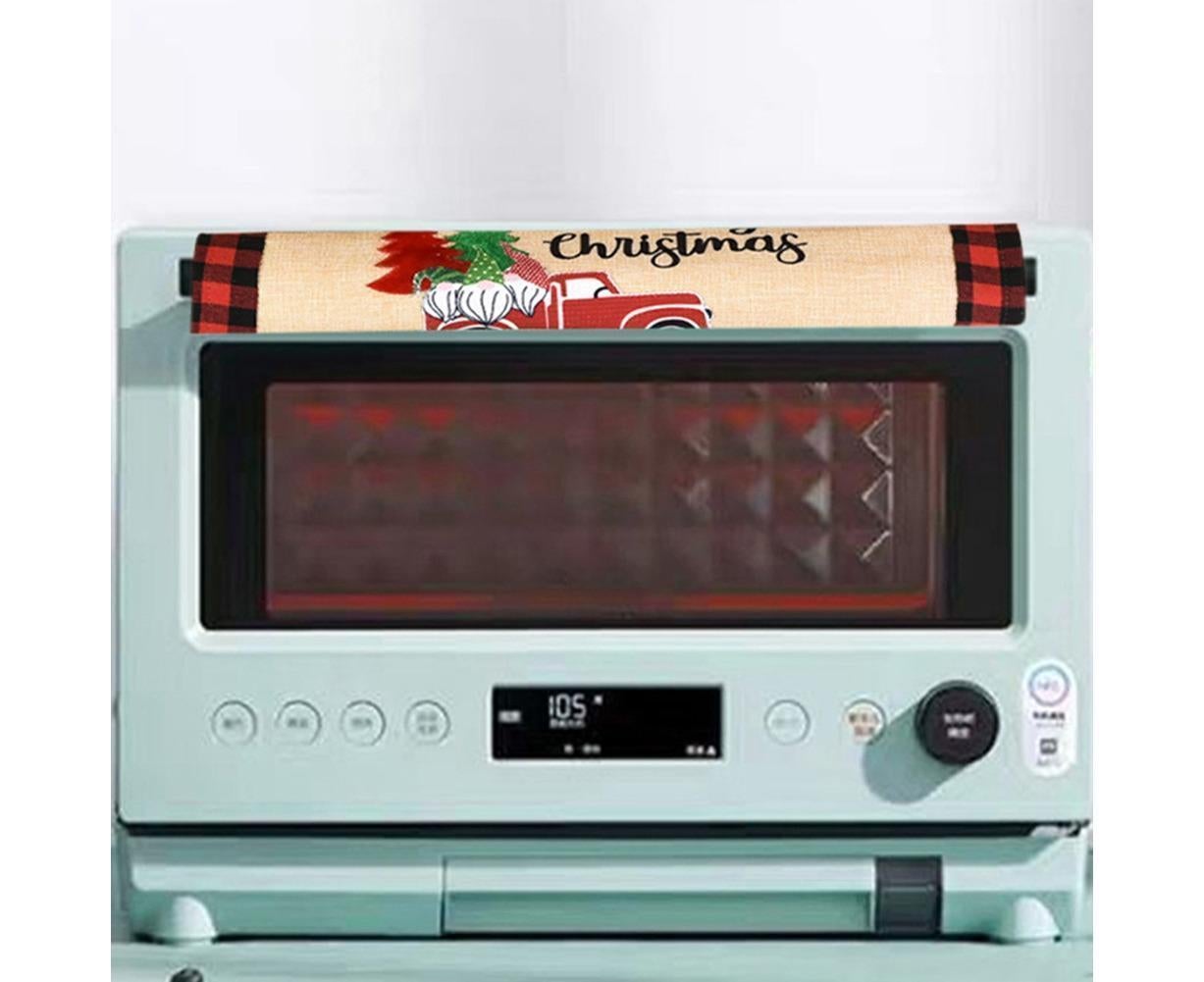 3Pcs Christmas Refrigerator Microwave Oven Door Handle Cover Sleeve Decoration - Image 3