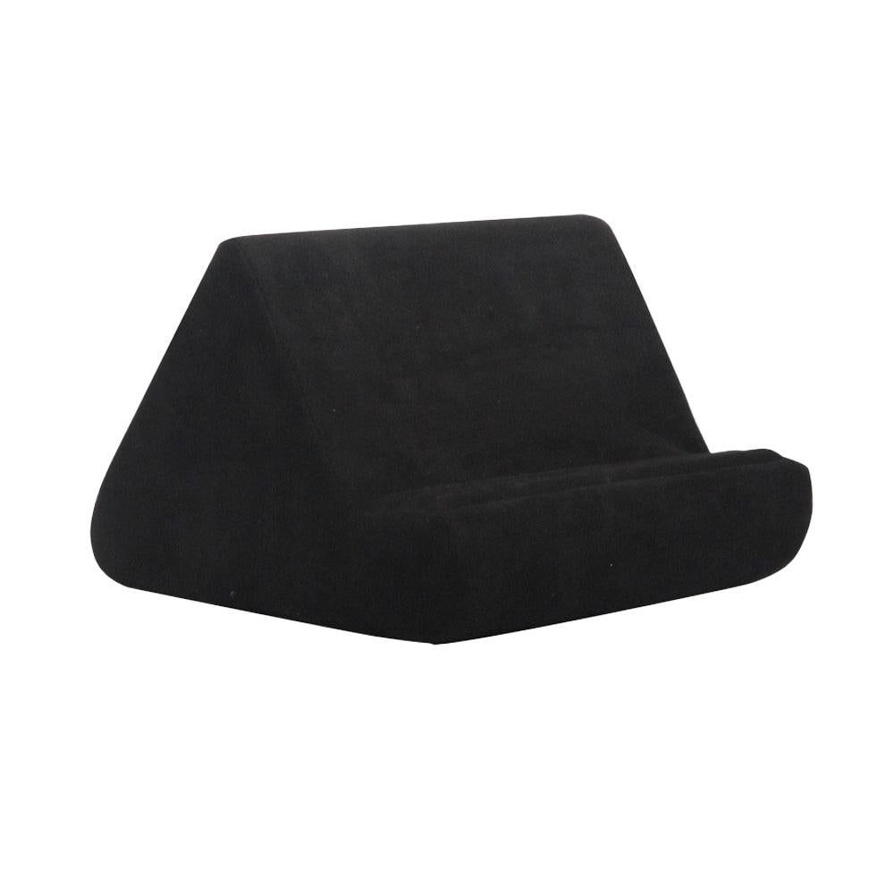 Multi-Angle Tablet Holder Compatible with iPads Lazy Holder Stand for Bed and Desk with 2 Pockets Black - Image 2