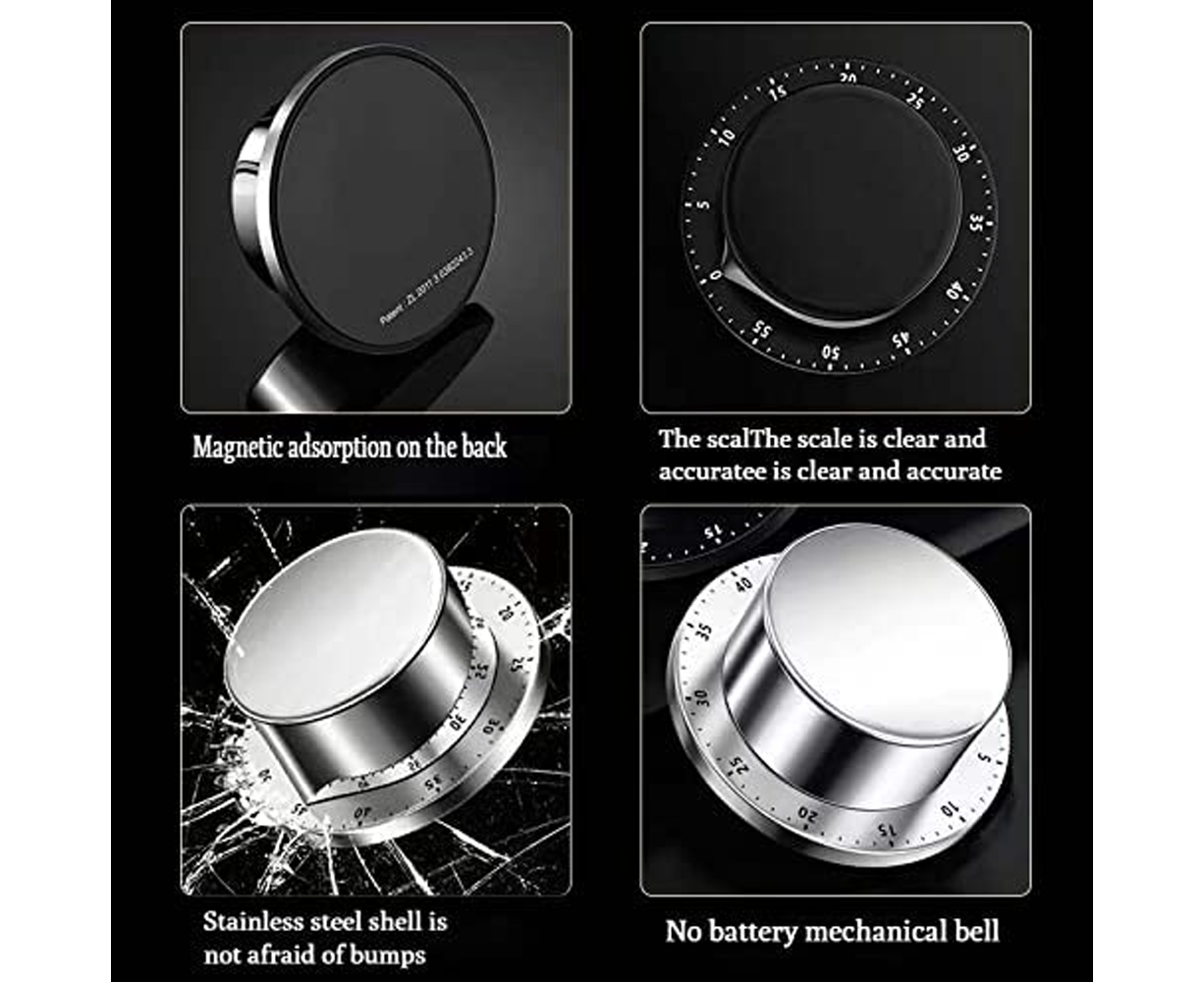 Chef Cooking Timer - Loud Alarm - Mechanical - Image 4
