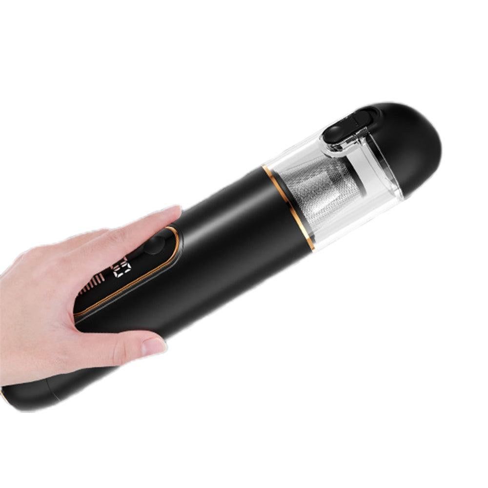 2-Mode Adjustable Cordless Handhtaeld Vacuum Cleaner Set Portable Digital Display Dust Cleaner for Car Home Black - Image 4